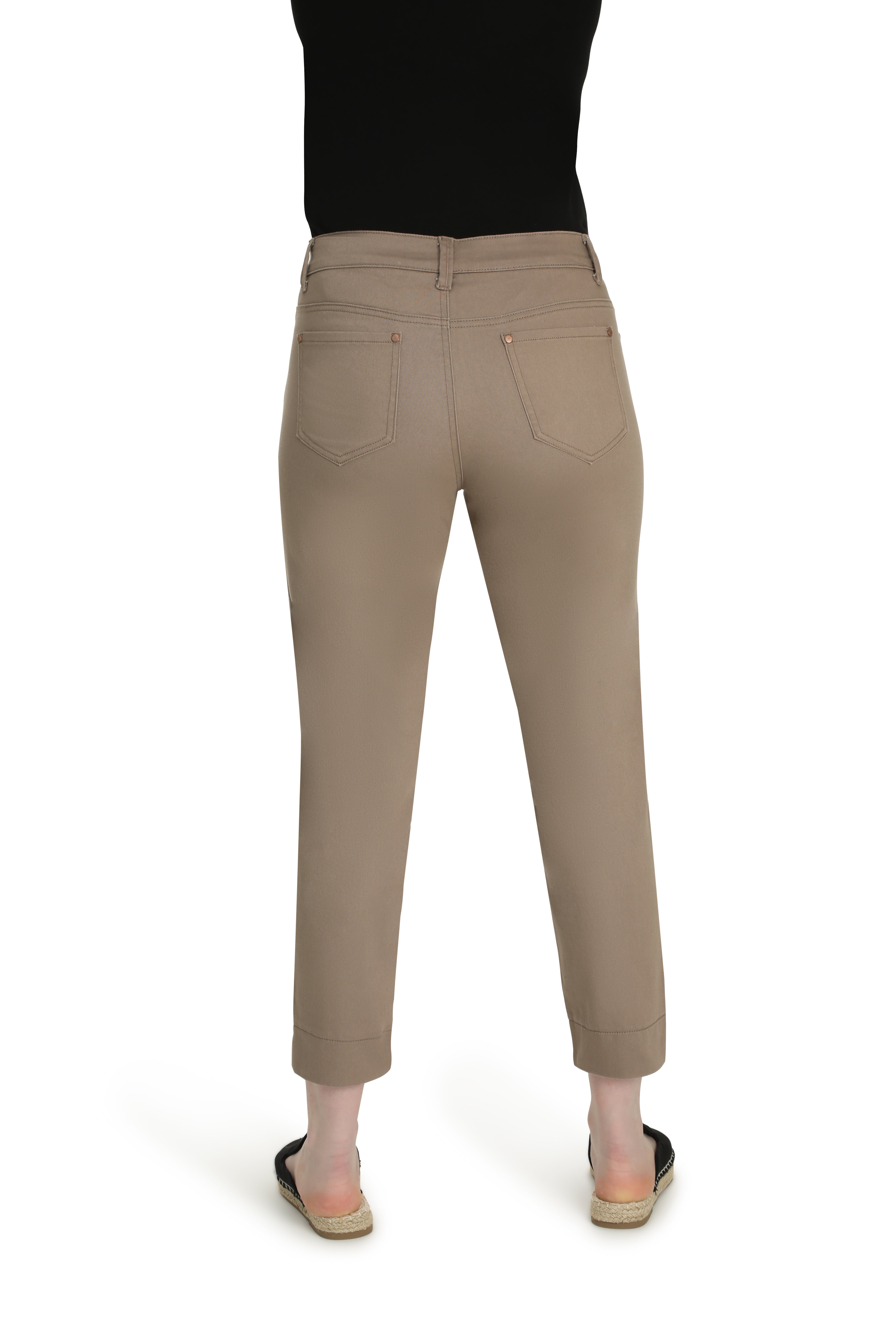 Luxe Denim Capri Jean in Natural