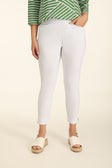 Platinum Bengaline Capri in White