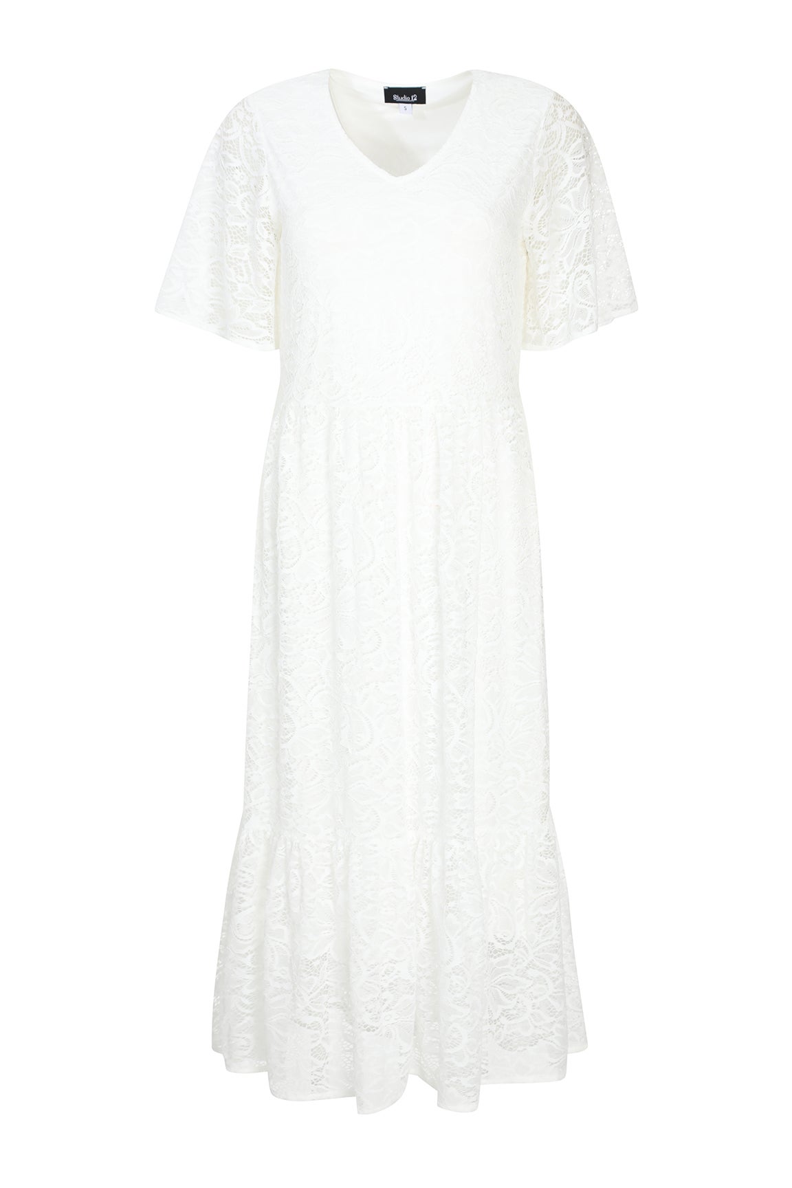 Lace Dress in Off White