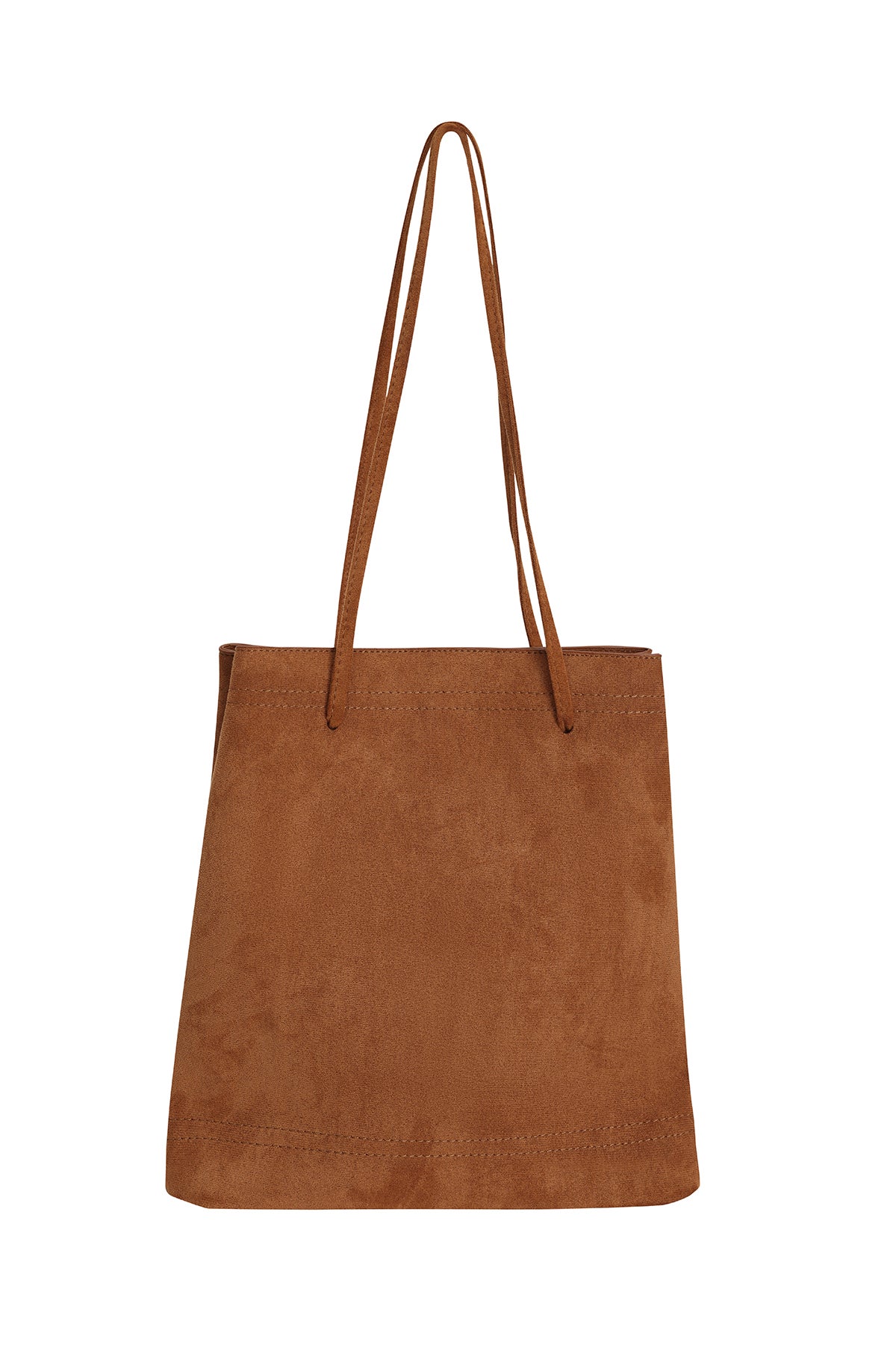 Square Tote Style Handbag in Bronze Caroline Eve