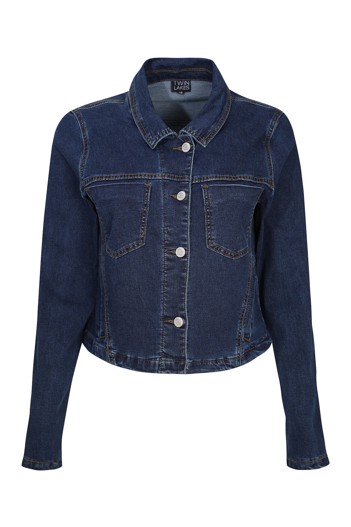 Cropped denim hotsell jacket nz