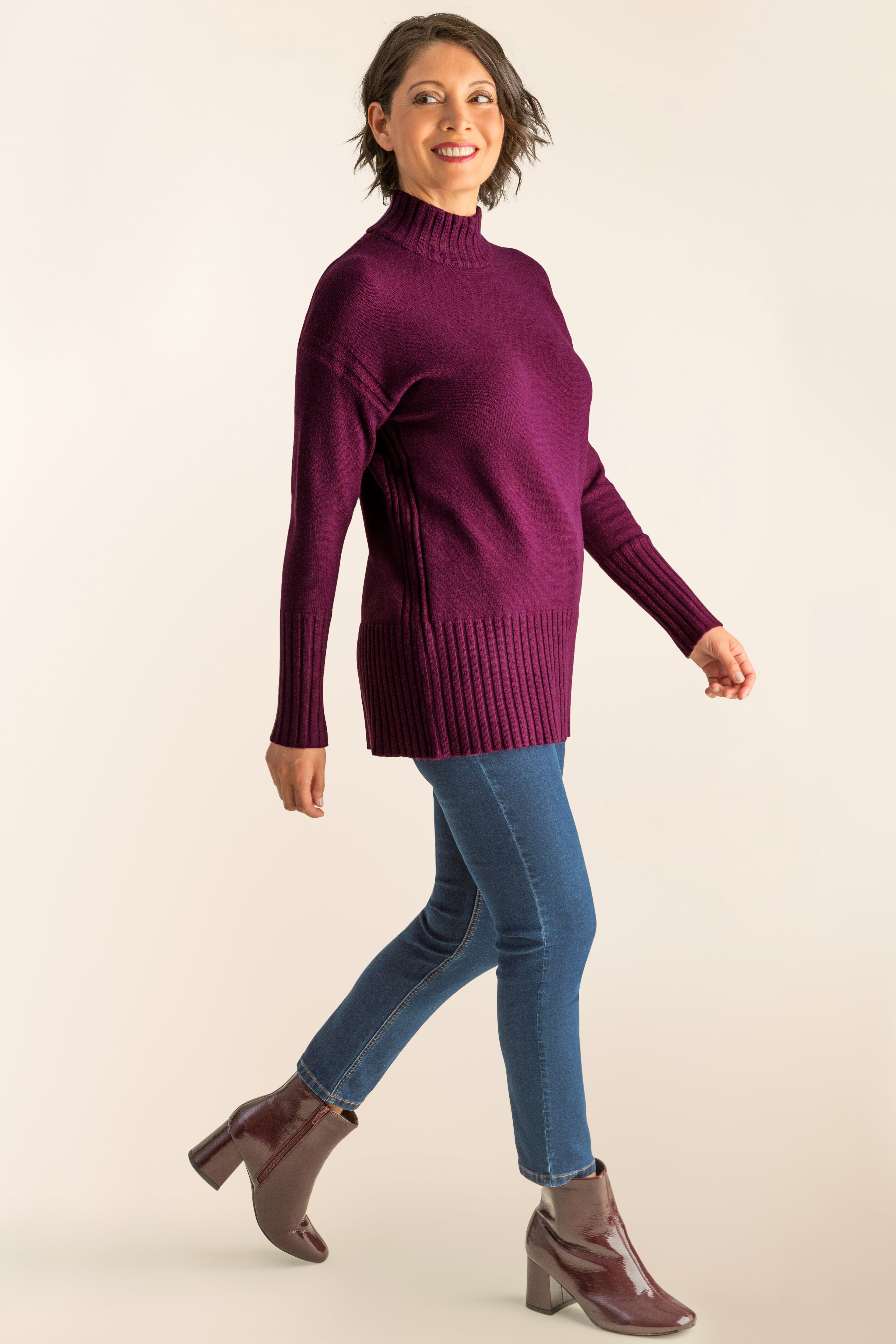 Berry hotsell polo neck