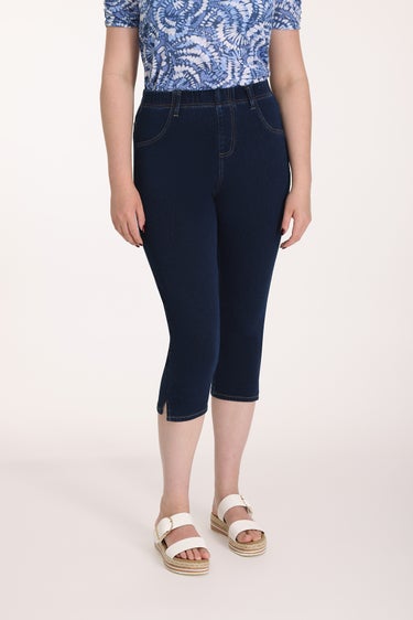 Women's Mid Calf Denim Jeans