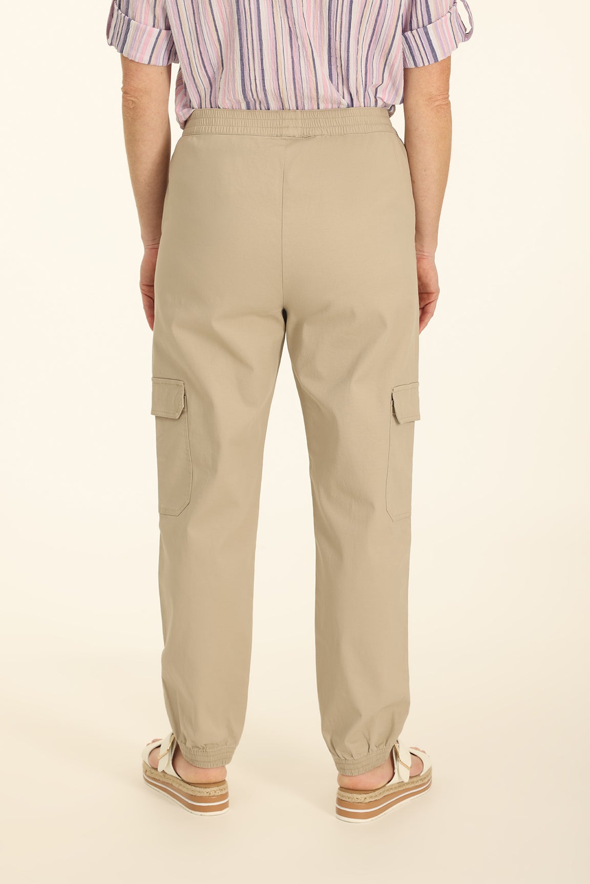 Cargo Look Boat Pant in Natural