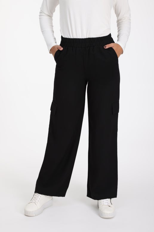 Soft Drape Pant in Black | Caroline Eve