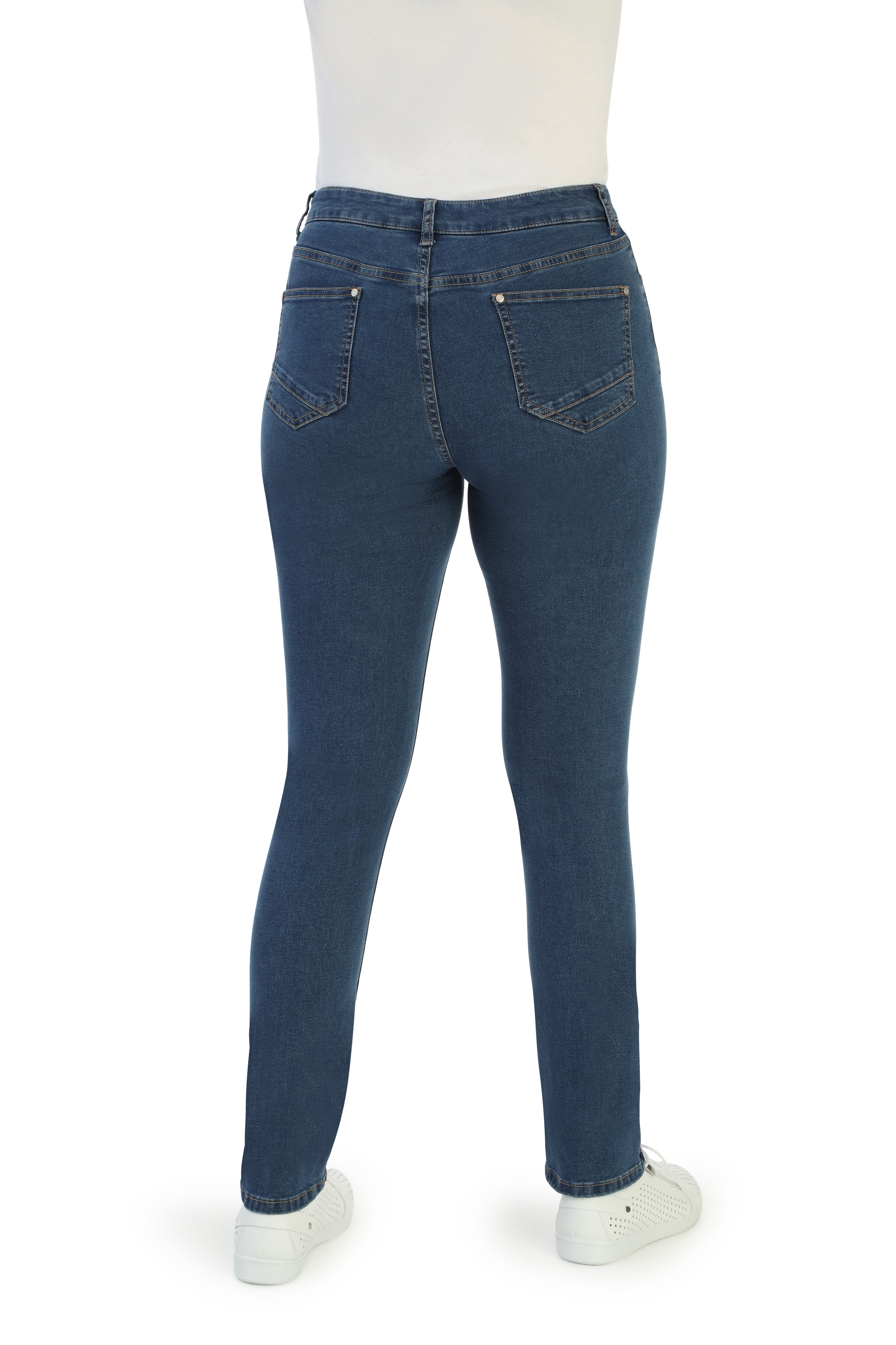 Dark Blue High Waisted CrossOver Jeans – Paper Dolls Fashion Boutique