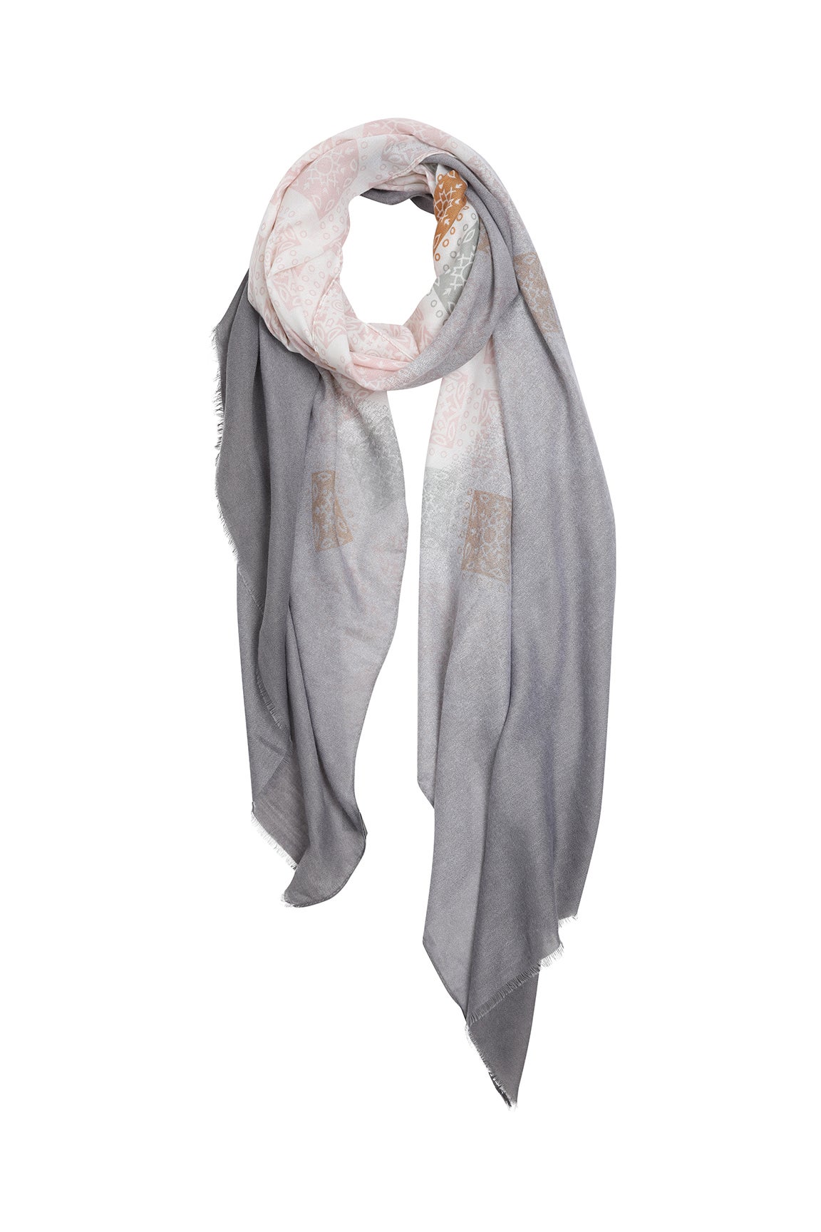 Winter Accessories Scarf in Silver | Caroline Eve