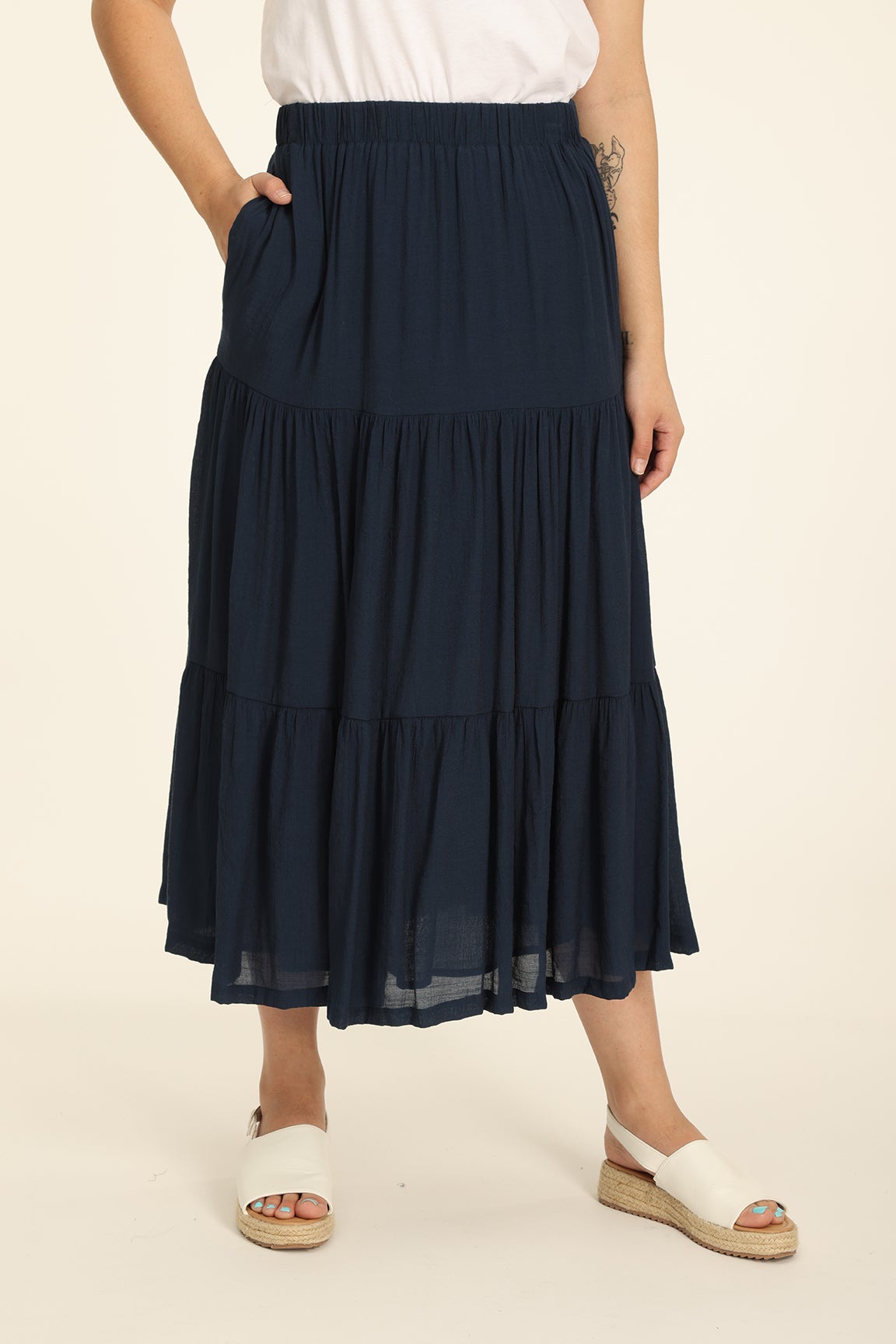 Navy skirt outlet next