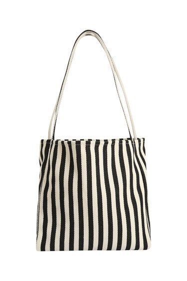 White Stripe Tote Bag, Fashion & Accessories