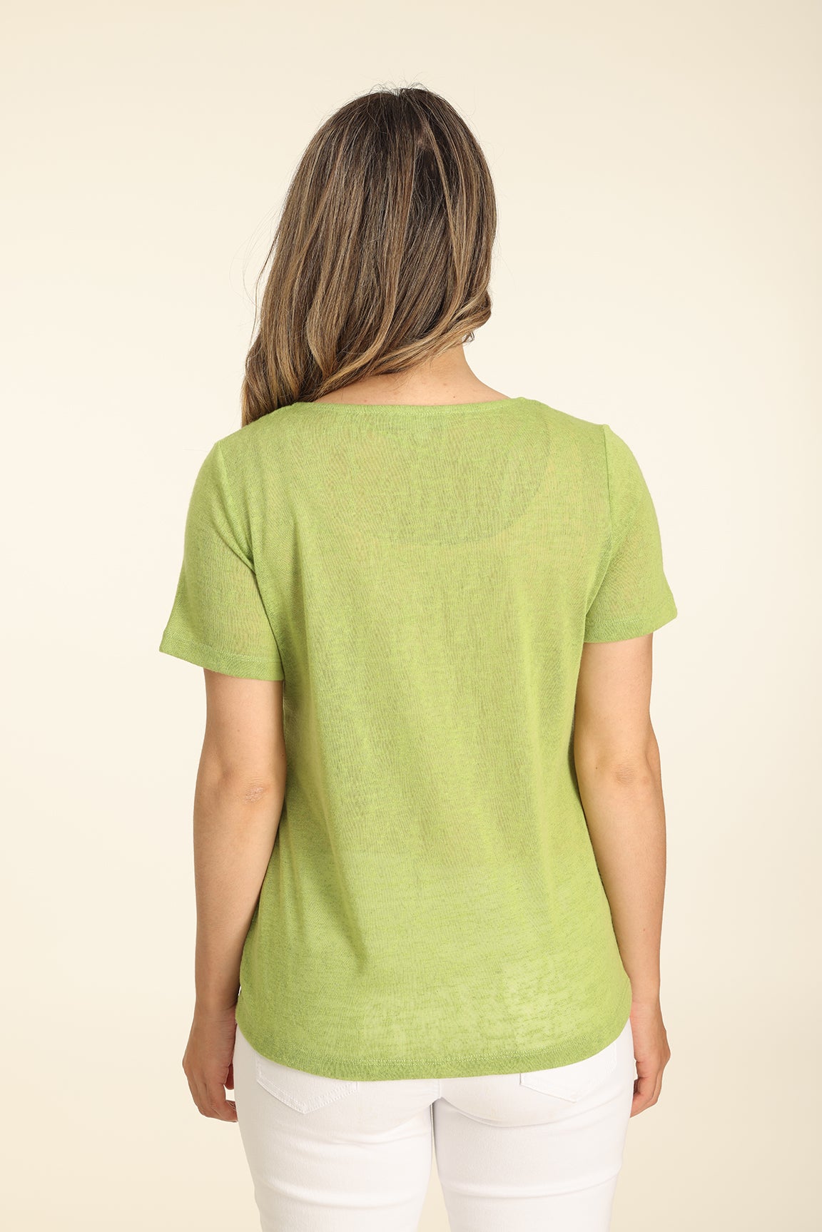 Plain Rayon Top in Green