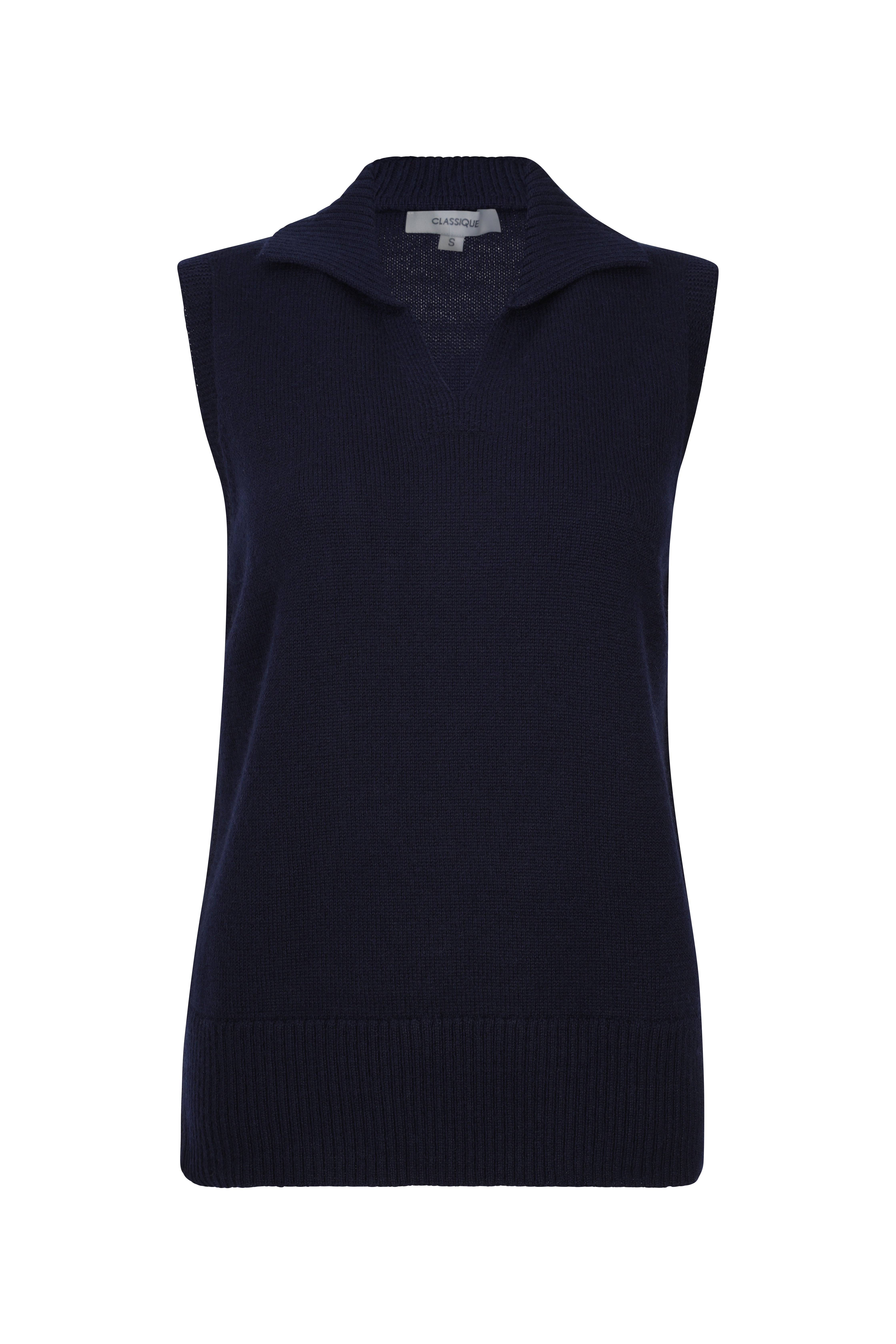 日経トレンディ SUBLATIONS Super140 WOOL VEST .06【NAVY】 - トップス